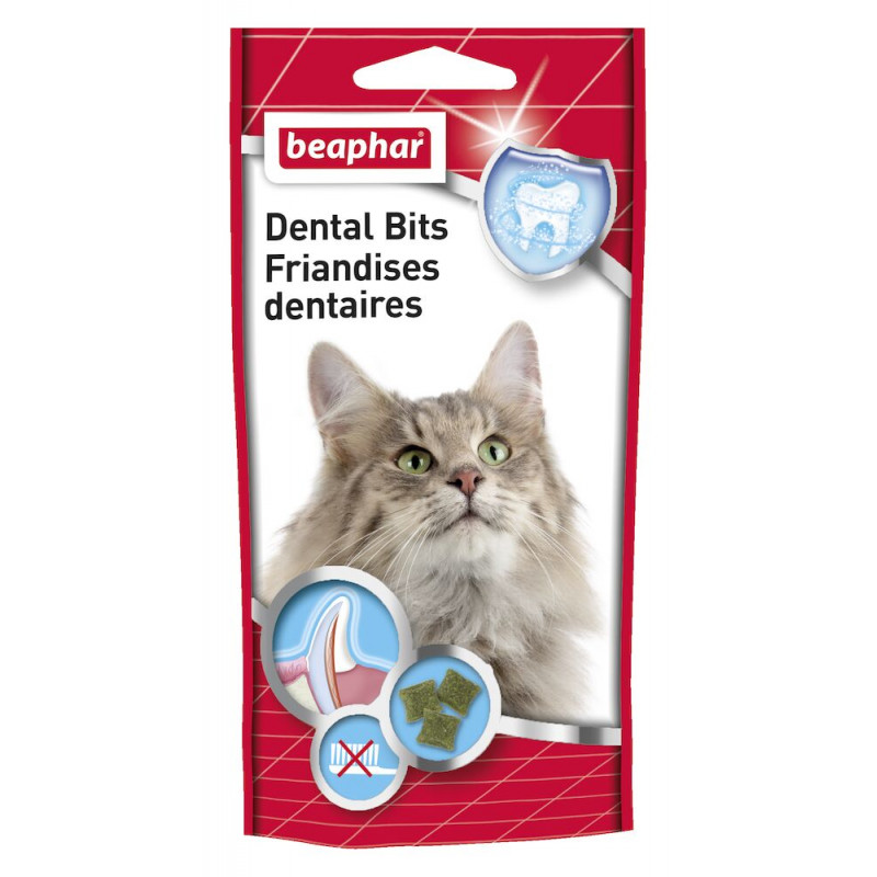 Friandises "Dents saines" à la chlorophylle (35 g) - Beaphar