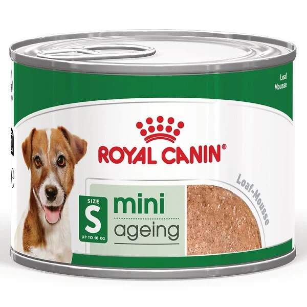 Canette mini ageing pâtée en mousse pour petit chien (1 boite 195 g) - Royal Canin