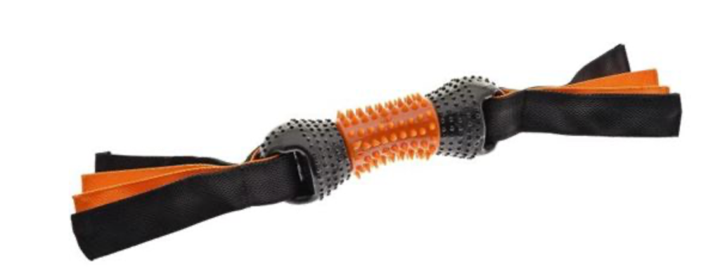 Jeu poignée extreme nylon pour chien orange 10 cm - Ferribiella