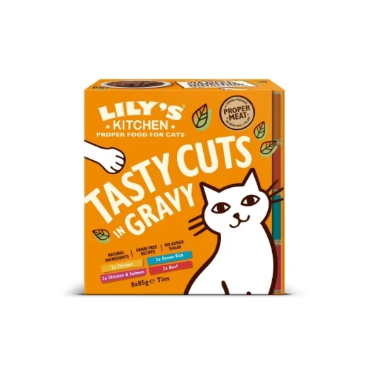 Multipack "Délicieuses bouchées en sauce" (8 boîtes de 85 g) - Lily's Kitchen