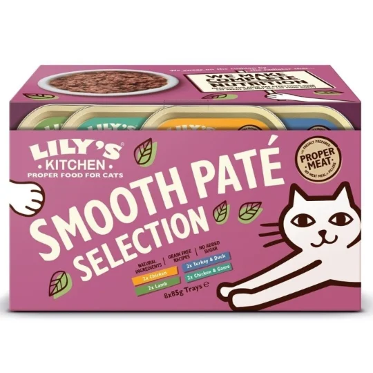 Multipack "sélection de terrines" (8 barquettes de 85 g) - Lily's Kitchen