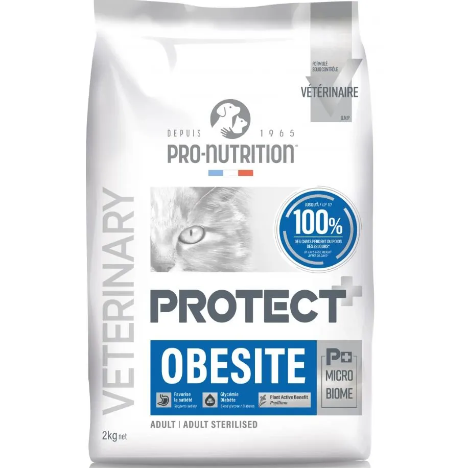 [56043-002] Croquettes Protect Obesite pour chat (2 kg) - Pro-Nutrition