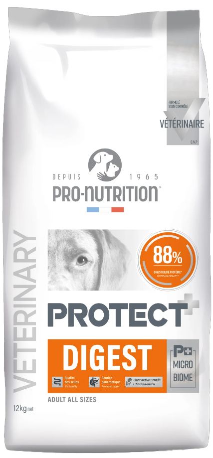 [56046-001] Croquettes Protect Digest pour chien (12 kg) - Pro-Nutrition