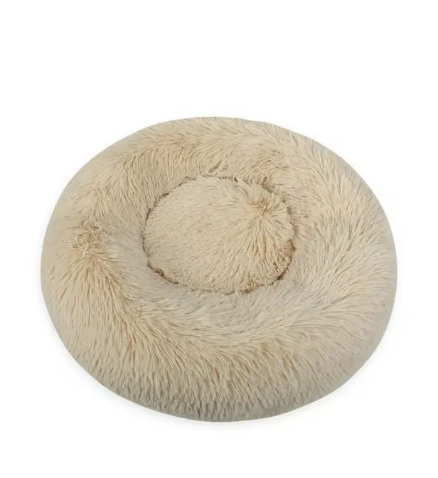 Corbeille ronde moelleuse Ecru (Taille 50) - Wouapy