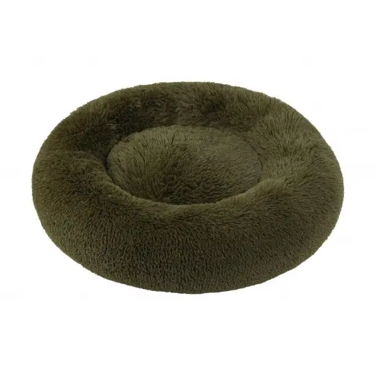 Corbeille ronde moelleuse Olive (Taille 90) - Wouapy