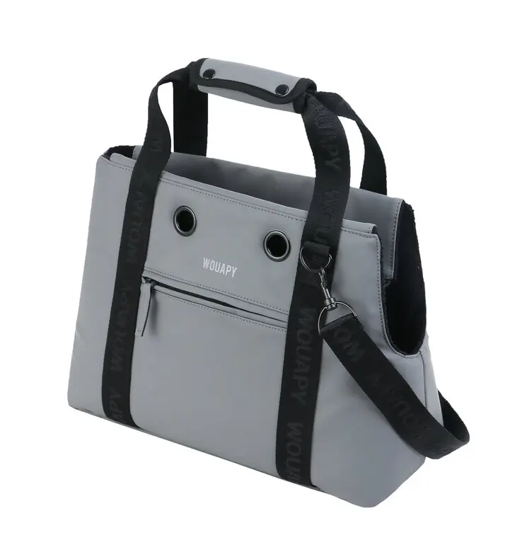 [56079-003] Sac cabas pour chien et chat gris - Wouapy