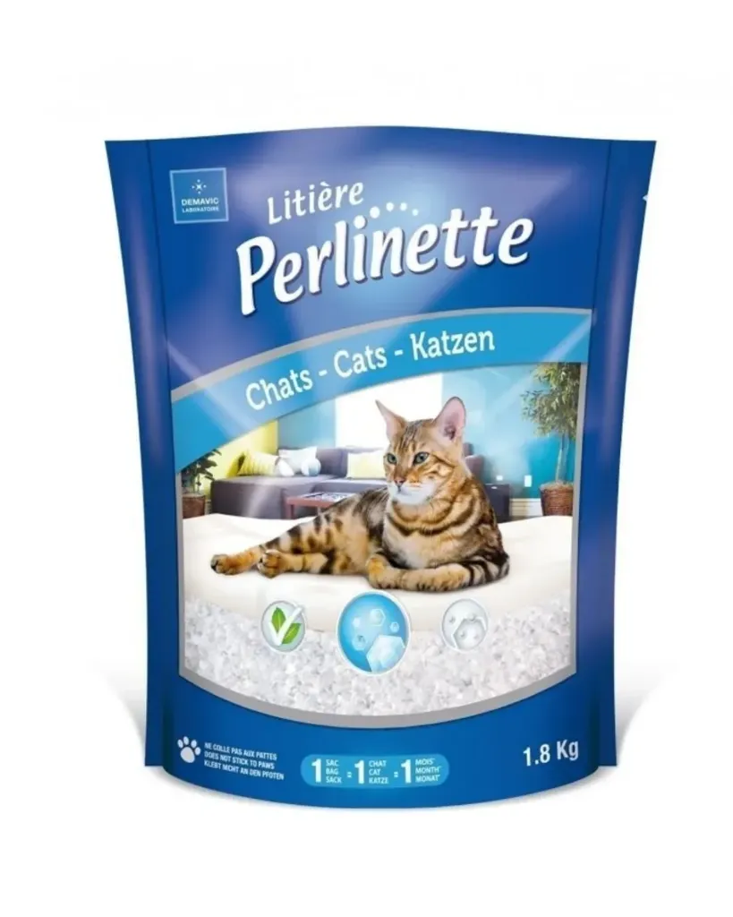 Perlinette cristaux chat de 6 mois à 6 ans (1.8 kg) - Demavic