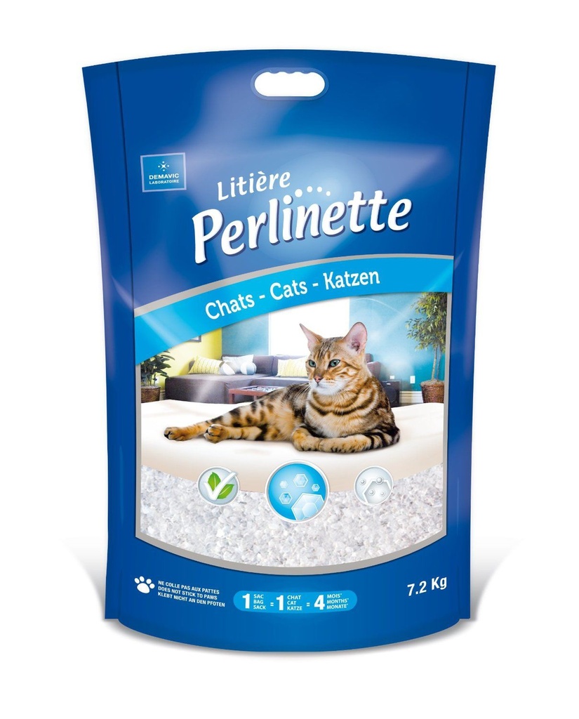 Perlinette cristaux chat de 6 mois à 6 ans (7.2 kg) - Demavic