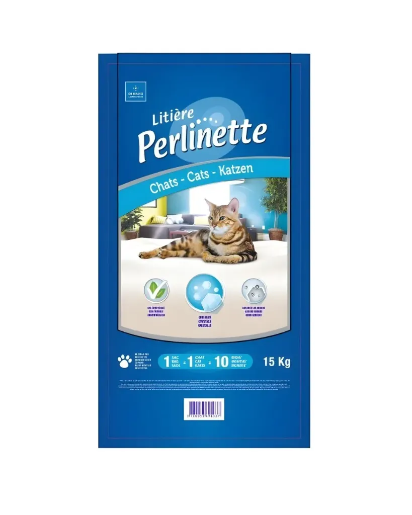 Perlinette cristaux chat de 6 mois à 6 ans (15 kg) - Demavic