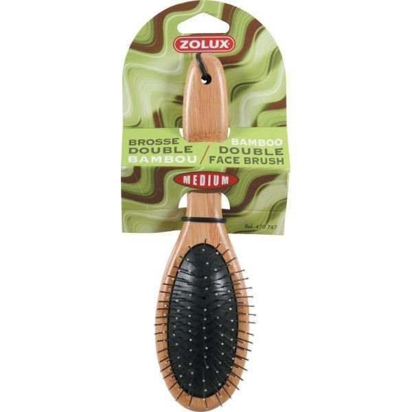 Brosse double "Bambou" (S) - Zolux