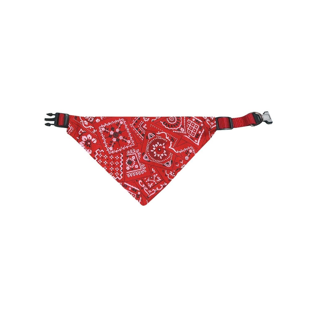 [6139_12912] Bandana rouge (Taille 4) - Flamingo