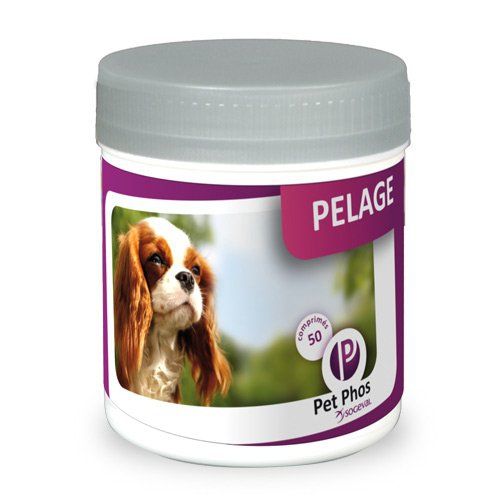 Pet-Phos Pelage Chien (50 comprimés) - Sogeval