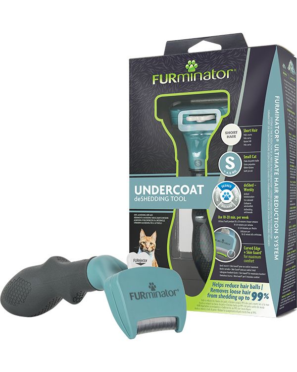 Brosse chat S poils courts Undercoat deShedding - Furminator