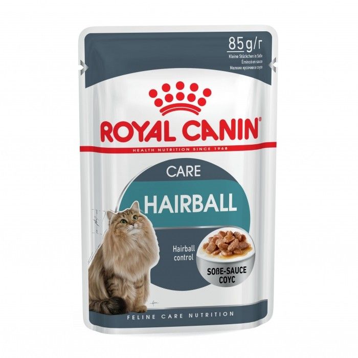 Feline Nutrition Hairball Care en sauce (12 sachets 85 g) - Royal Canin