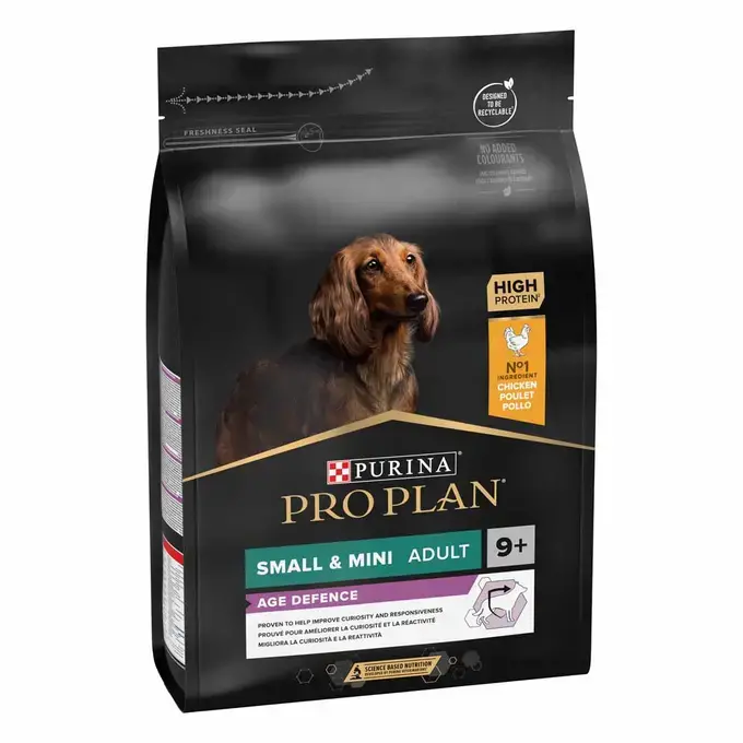 Small & Mini Adult 9+ AGE DEFENCE (7 kg) Poulet (3 kg) - Pro Plan