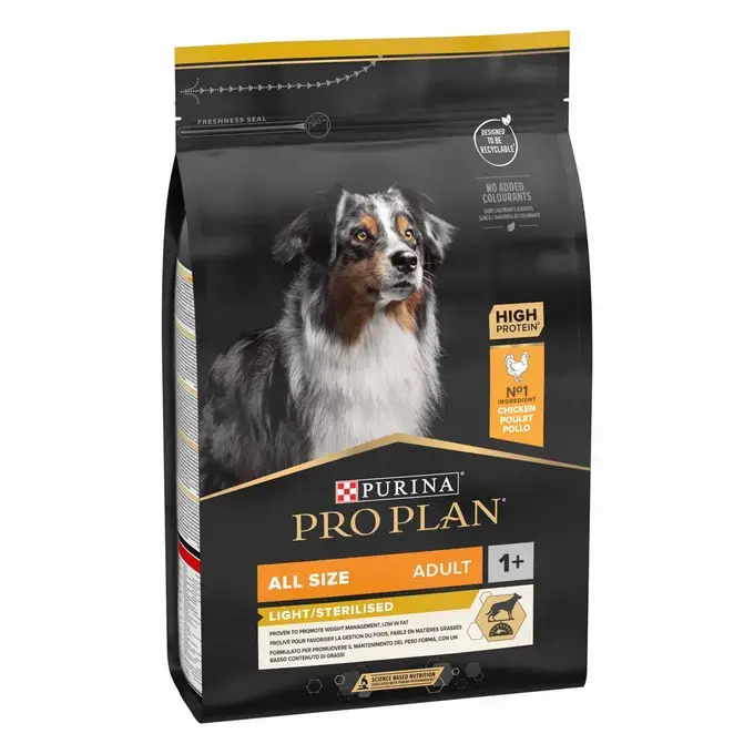 Adult All Size Light / Sterilised - Riche en poulet (3 kg) - Pro Plan