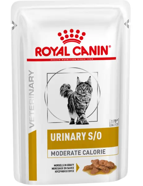 Cat Urinary S/O Moderate Calorie - Poulet (12 sachets 85 g) - Royal Canin Veterinary