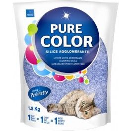 [7197] Litière Perlinette Pure Color "bleu" (1.8 kg)