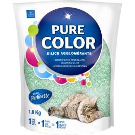 Litière Perlinette Pure Color "verte" (1.8 kg)