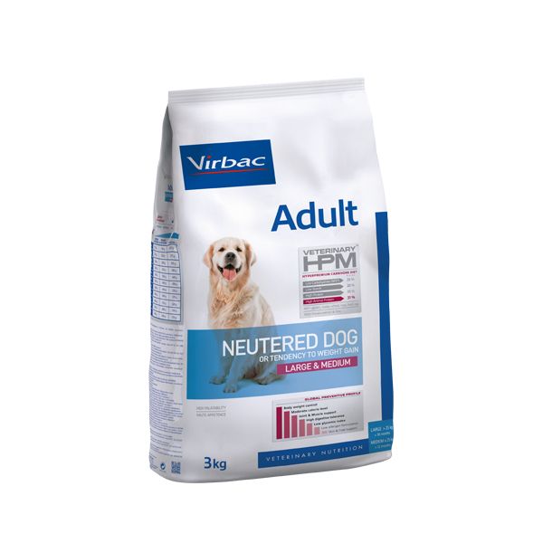 Adult Neutered Dog Large & Medium (3 kg) - Virbac Veterinary HPM