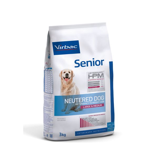 Senior Neutered Dog Large & Medium (12 kg) - Virbac Veterinary HPM
