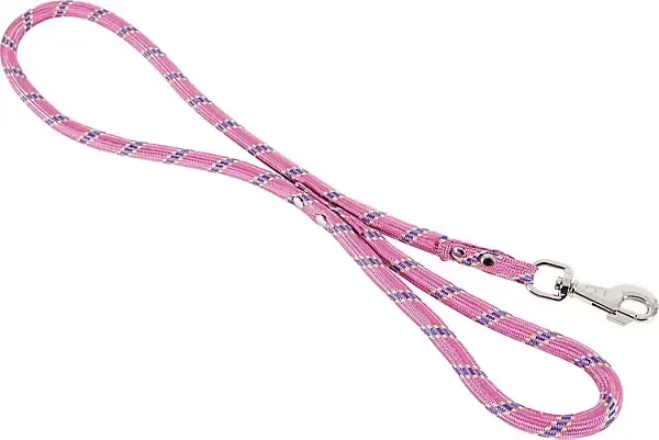 Laisse nylon corde 1.3 cm /2 m (Rose) - Zolux