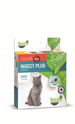 Collier Insect+ chat marron - Naturly's