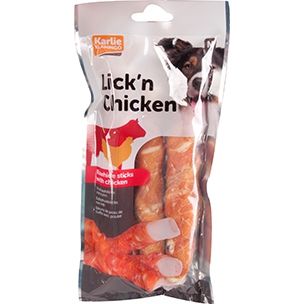 Friandises "Chick'n Wrap Stick" 17 cm - Karlie Flamingo