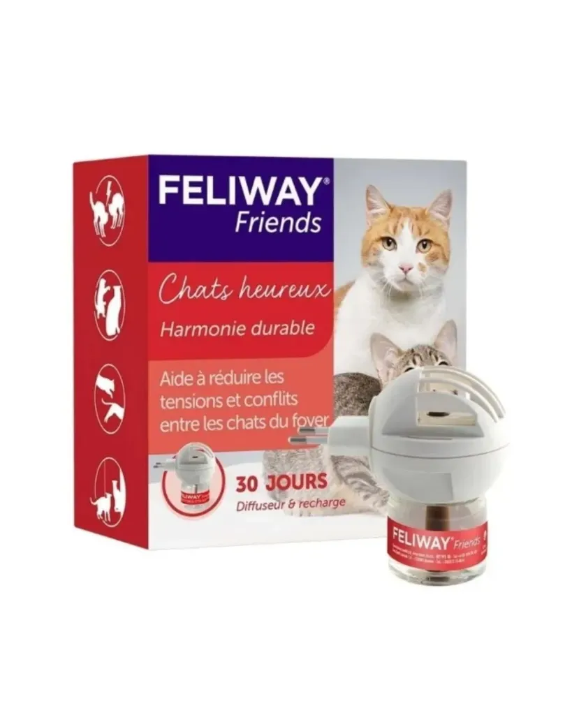 [8010] Feliway Friends diffuseur + recharge (48 ml) - Ceva