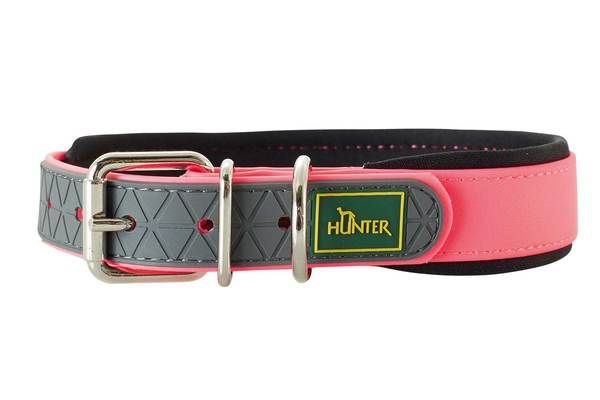 Collier "Convenience Comfort" rose fluo (Taille 45) - Hunter