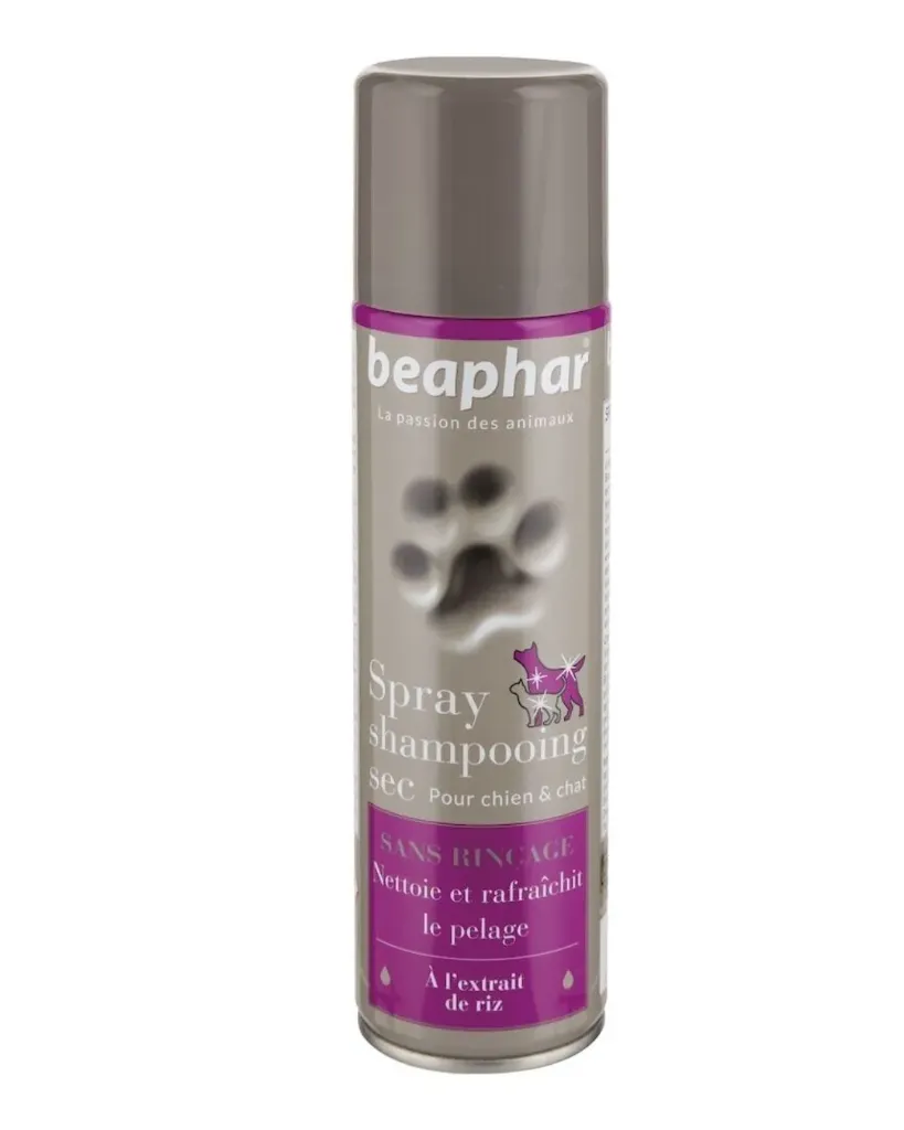 Spray shampoing sec extrait de riz (250 ml) - Beaphar