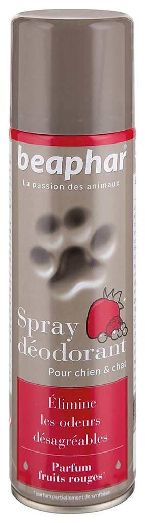 Spray déodorant fruits rouges (250 ml) - Beaphar