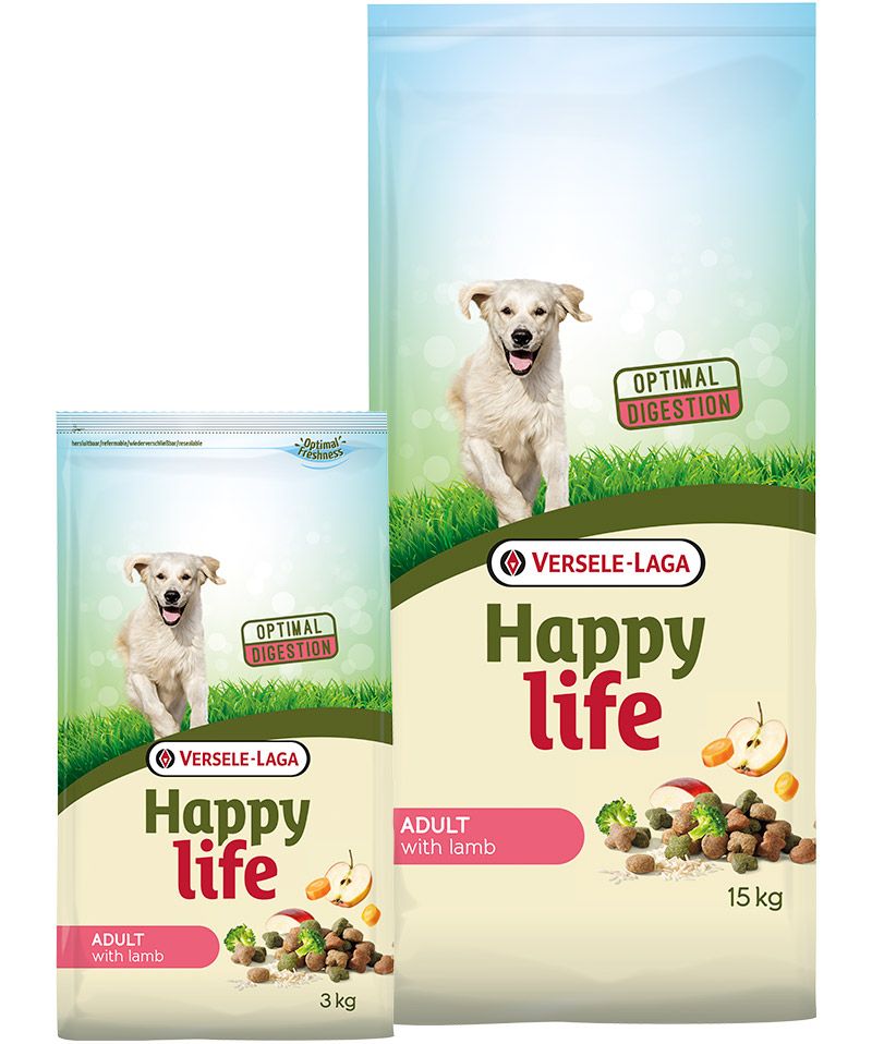 Happy Life "Adult" agneau (3 kg) - Versele Laga