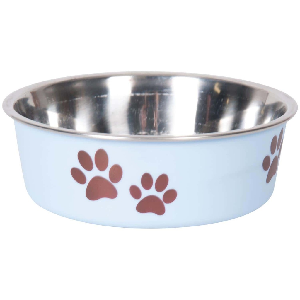 Gamelle inox "Bella Kena" bleu (Taille 4) - Flamingo