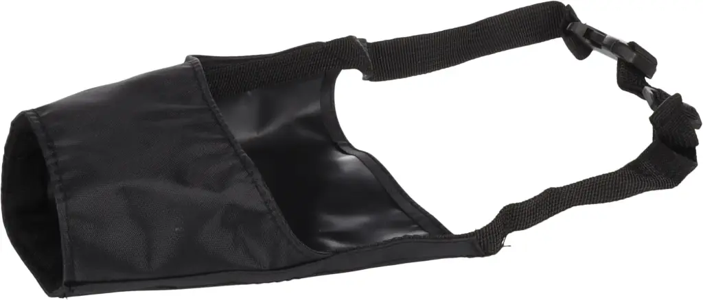 [8425_16046] Muselière nylon noire (S) - Flamingo