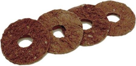 [8513] Friandises jouet pour chien Gnawhide Naturel rings S - Busy buddy
