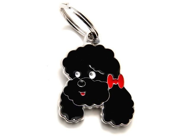 [8767] Médaille "Caniche noir" - MyFamily