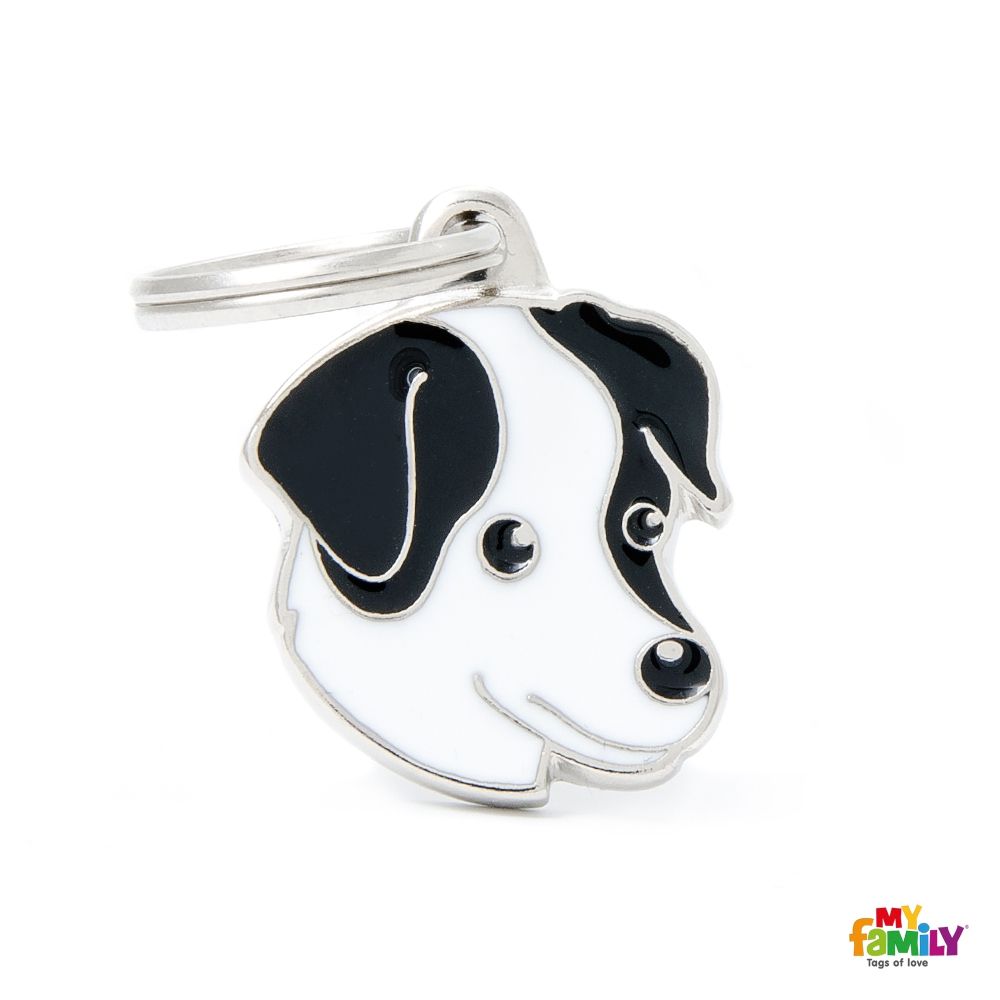 [8781] Médaille "Jack Russell noir" - MyFamily