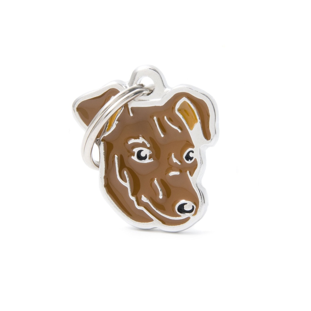 [8783] Médaille "Pinscher marron" - MyFamily