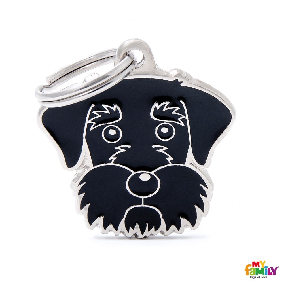 [8785] Médaille "Schnauzer noir" - MyFamily