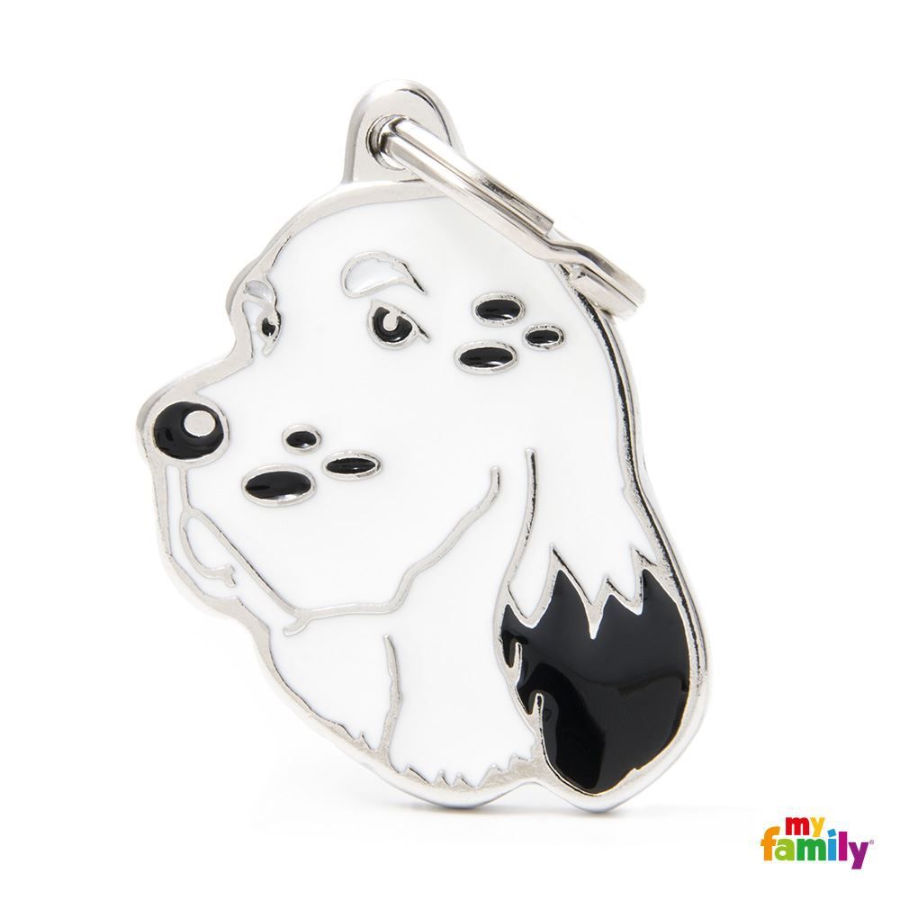 [8787] Médaille "Setter Anglais Blanc" - MyFamily