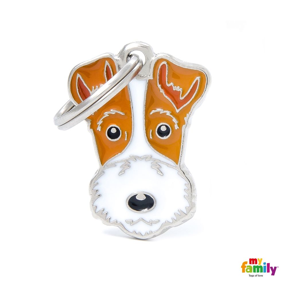 [8822] Médaille "Fox Terrier" - MyFamily
