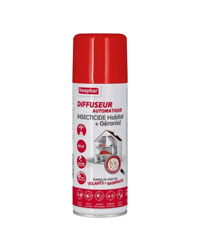 [887] Fogger insecticide habitation 65 m² (200 ml) - Beaphar