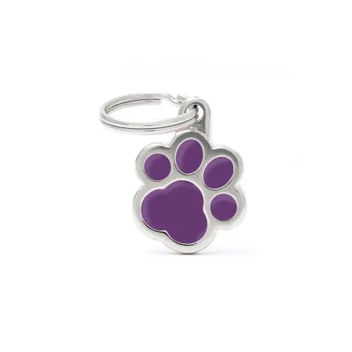 Médaille patte violet (M) - MyFamily