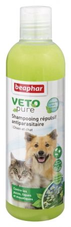 Shampoing Répulsif Antiparasitaire Vetopure (250 ml) - Beaphar