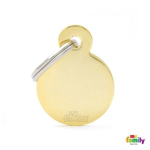 [8950] Médaille aluminium ronde Or (M) - MyFamily
