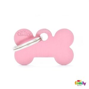 [8958] Médaille Os rose Basic (M) - MyFamily