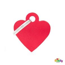 [8970] Médaille Coeur rouge Basic (M) - MyFamily