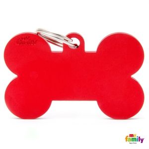 [9014] Médaille Os rouge Basic (XL) - MyFamily