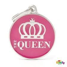 Médaille Charms Queen - MyFamily